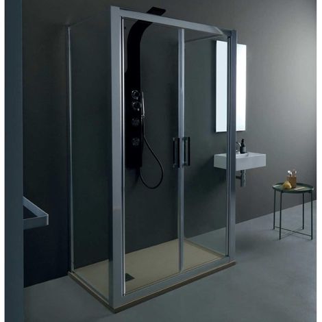 Box doccia FPSL60 cristallo 6 mm trasparente 70x70x70 con profilo