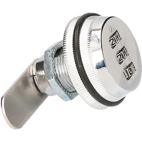 XT20 Serrure à came combinée en alliage de zinc avec code de mot de passe, langue rotative à 3 chiffres pour la sécurité de l'armoire, tiroir, placard, boîte de placard (1/5)