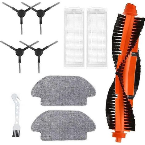 Kit d'accessoires de rechange pour Xiaomi Mijia S12/Robot Mopping 2S/Robot Mopping P/Robot Mopping Pro : brosse principale + filtre + lingette de nettoyage (1/5)