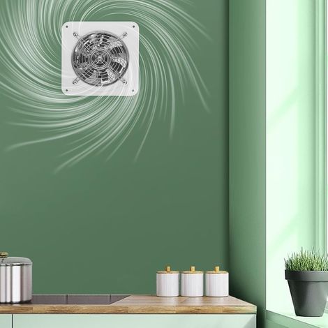190 mm 220m³ / h ventilateur mural ventilateur d'échappement pour la ventilation et le refroidissement cuisine salle de bains garage sous - sol (1/5)