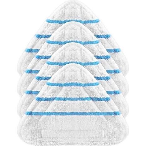 4 Housses Lingettes pour Balai Vapeur Silvercrest Lidl Universel Accessoires pour Nettoyeurs Vapeur-DOU (1/4)