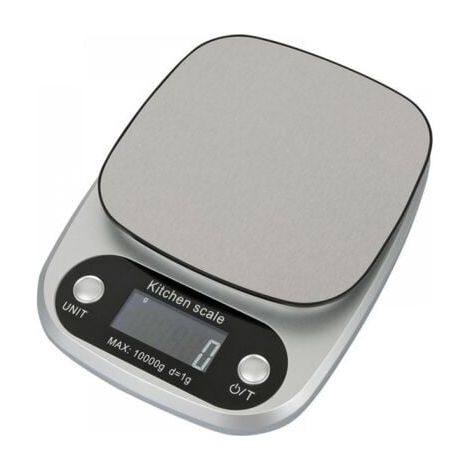 Balance électronique en acier inoxydable 10kg/1g, balance de cuisine numérique, oz pour cuisiner et cuire