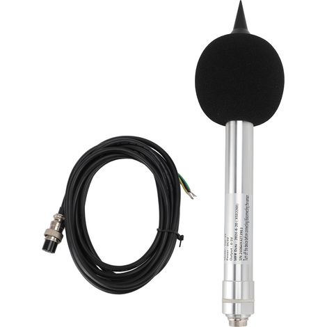 Capteur de Bruit Haute Sensibilité 30-130dB Sortie 0-5V avec Boîtier Alliage Aluminium IP55 (1/4)