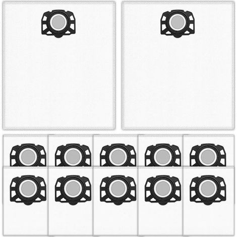 (12 Pièces) KFI 487 Sacs à Poussière de Rechange KFI 487 Kacher WD4/ WD5/ WD6/ WD5P/ WD6P/ MV4/ MV5/ MV6, 2.863-006.0 Aspirateur, Sacs Pour Aspirateur, Sacs Pour Bidon, Sacs Verticaux (1/5)