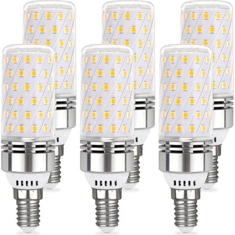 Ampoule LED E14 16W Blanc Neutre 4000K 1450LM, 84 LEDs, Équivalent Lampe Halogène E14 100W, AC 220V, Lot de 6-Ywey (1/4)