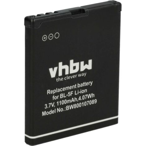 vhbw Akku kompatibel mit teXet TM-D222 Handy Smartphone Telefon (1100 mAh, 3,7 V, Li-Ion) (1/5)