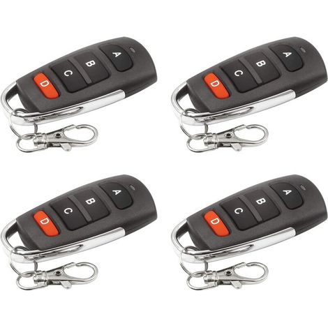 YMYNY telecommande 433mhz Universelle Portail,telecommande de Porte de Garage Duplicateur sans Fil clonage 433,92 MHz (1/4)