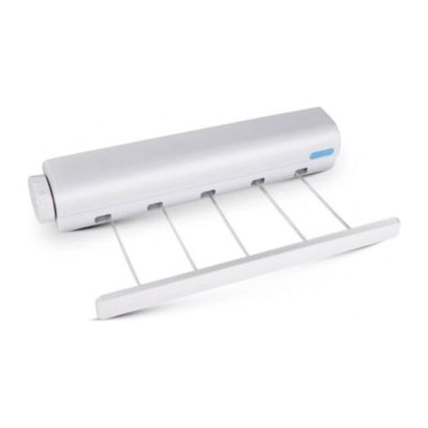 Etendoir Mural Extensible, sechoir Linge Mural avec 4 Fils de 3,2 mètres, etendoir a Linge pour intérieur et extérieur (1/5)