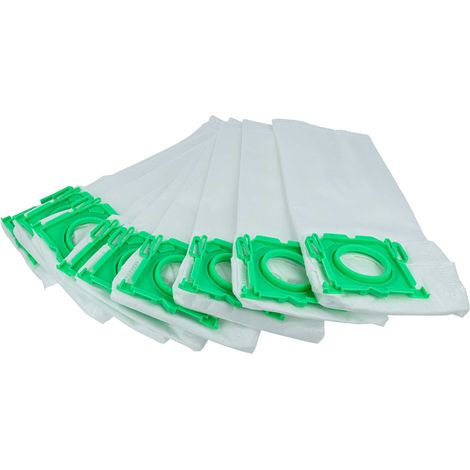 vhbw 10x Staubsaugerbeutel kompatibel mit Sebo Airbelt K1, K1 ECO 1200, K1 ECO 700, K1 Family, K1 Hunter, K1 Komfort Staubsauger - Mikrovlies, Weiß
