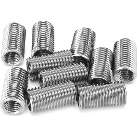 Raccord réducteur femelle M12 mâle M16, manchon de réparation fileté, lot de 10 pièces, composants de visserie industrielle. (1/5)
