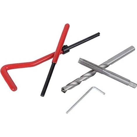 25 Pcs Filetage M7, Kit avec Transparent M7x1 Kit M7 Insert de Réparation Inserts Métriques Kits 7mm Filetage de Réparation Boîte en Plastique pour Machines de (1/5)