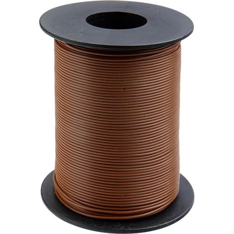 Donau Elektronik 125-S50-8 Litze 1 x 0.25 mm² Braun 50 m