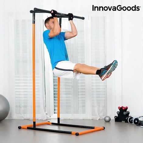Barre de traction - Soins du corps - Guide d'exercices inclus - Poids jusqu'à 200 kg - Usage intensif (1/4)