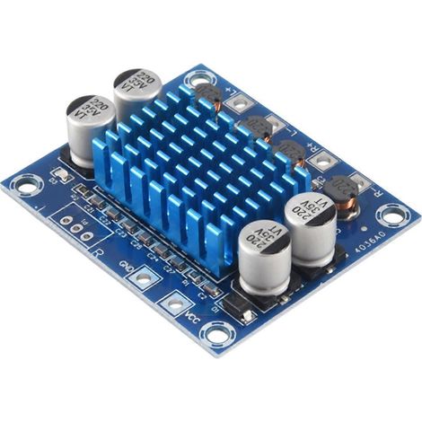 Carte d'amplificateur de puissance audio numérique de classe D DC8-26V 30W x 2 XH-A232 (1/5)