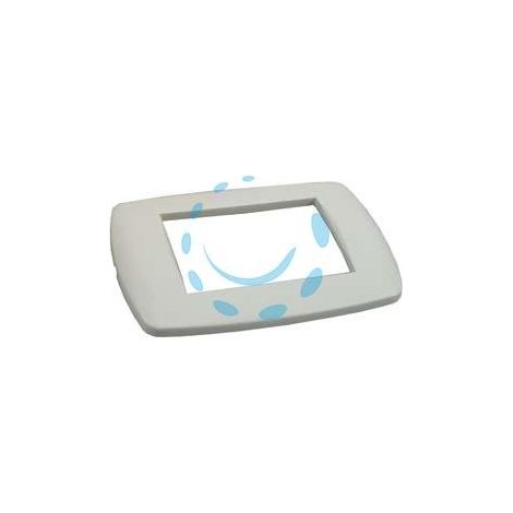 PLACCA 3 POSTI "MILLENNIUM" BIANCA - 3 posti - mm.123x84h.(7843.T.B)