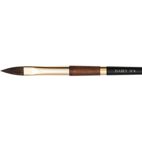 Pinceau - Langue de chat - Aquarelle - Isabey - Petit Gris - 6235i - N°4 - Fibres naturelles (1/3)