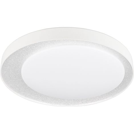 Plafonnier design, Plafonnier télécommandable variable Aleta Blanc en Plastique, TRIO (1/5)