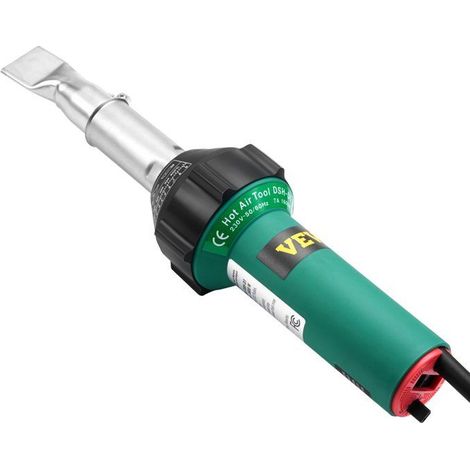 Pistolet à souder plastique à air chaud - 1600 W - 50°C - 600°C - 2 buses plates - Rouleau de joint 40 mm (1/5)