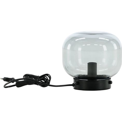 Lampe à Poser en Verre "Bollonelie" 19cm Noir (1/5)