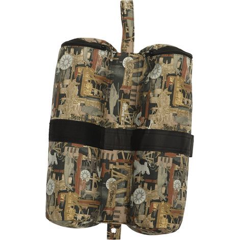 Ballastsack für Pavillons, 600D Oxford-Gewebe, abrieb- und windbeständig, Zeltballastsack, geeignet für Markisen, Flugzeugmuster. (1/5)