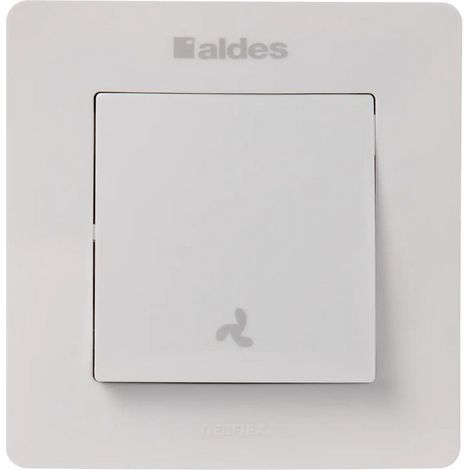 Accesorio VMC Aldes Botón Pulsador Blanco 8cm x 3cm