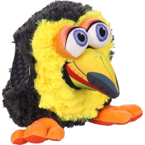 Jouet Toucan Snapzy 20 cm noir pour chien - Flamingo (1/4)