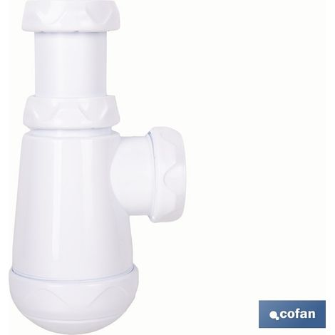 Siphon de bouteille avec sortie Ø32 mm et raccord 1 1/4-1 1/2 (1/4)