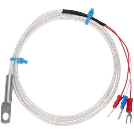 Sonde de capteur de température PT100, thermistance mesurant le Patch à trou rond de type 5m (1/5)