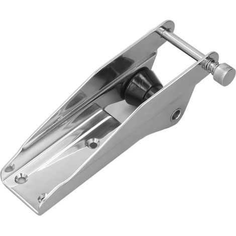 Rullo per ancora marina da 230 mm in acciaio inox 304 con molla di fissaggio e passacavo in nylon nero per barche e yacht. (1/5)