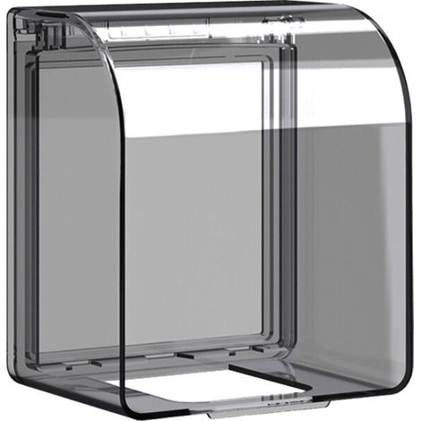 Protector de enchufe impermeable tipo 86, 12,2 × 10,8 × 7,3 cm, cubierta impermeable para toma de corriente, cubierta para interruptor, para baños y cocinas.