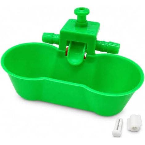 Abreuvoir Automatique pr Volailles, Vert + vis Blanches (1/3)
