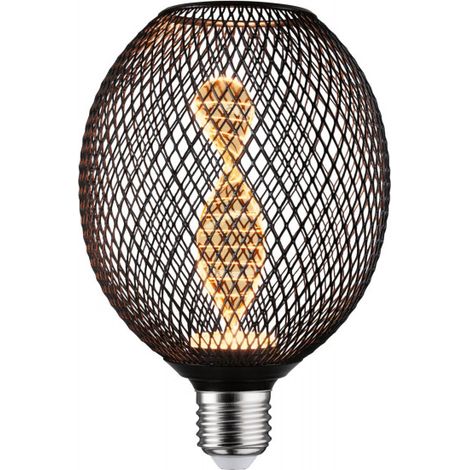 Paulmann Ampoule LED Metallic Glow Noir 3,5 W (1/5)