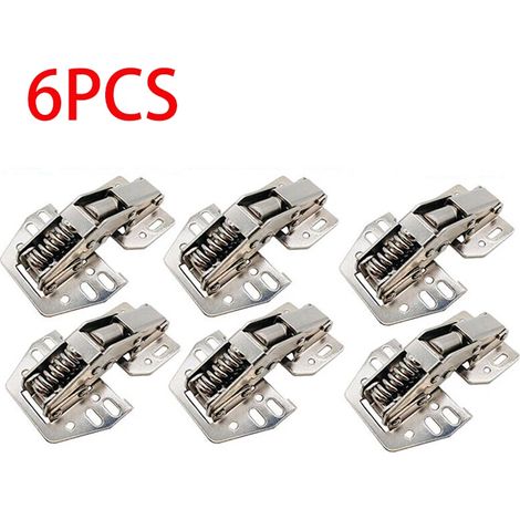 (6 pièces) Charnières à charnières relevables pour portes de placards, armoires et meubles de cuisine, compatibles avec les caravanes, camping-cars et autres véhicules. (1/5)