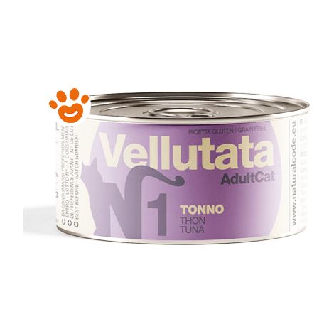 Natural Code Gatto Vellutata in Lattina 85gr 1 Tonno