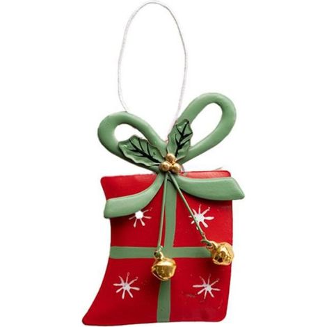 Pendentif Arbre de Noël en Fer Forgé Étoile Cloche Fête de Noël Décoration de la Maison Pendentif C (1/4)