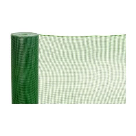 Geflecht ECONOMY 1, 1000/05x05 mm, quadratisches Muster, 300g/m2, grün, Vollkunststoff, Packung 25 m