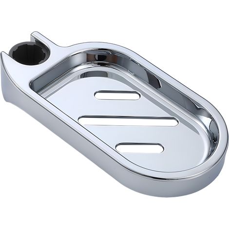 Jabonera con clip, soporte deslizante para ducha, jaboneras, barra de ducha lisa...