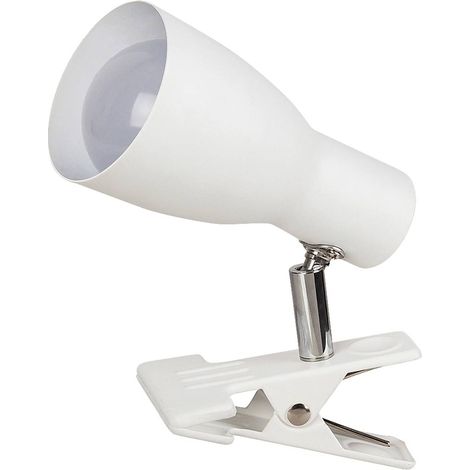 EBONY, WHITE METAL CLIP-ON SPOT (1/5)