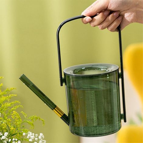 Arrosoir à fleurs de 1000 ml avec poignée, pour l'intérieur et l'extérieur, idéal pour le jardin et le balcon. (1/5)