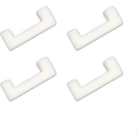 Pièces de rechange pour distributeur d'eau, pièces de rechange pour distributeur d'eau pour animaux de compagnie ancien modèle II, (mousse blanche) éponge frontale éponge filtre 4 pièces (1/4)