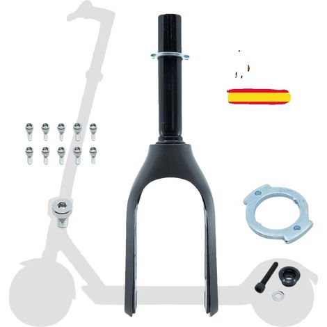 Vorderradgabel, hochfester Aluminiumlegierung, 25 cm Höhe, 15 cm Breite, unterstützt 120 kg, 1,2 kg Gewicht (1/5)