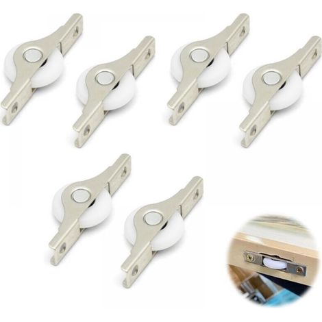 Mini roulettes en caoutchouc souple, petites roulettes pour meubles, mini roulettes fixes, roulettes fixes en plastique et en métal