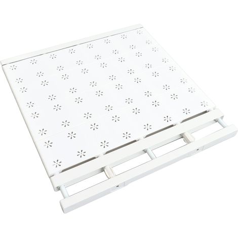Étagère extensible pour placard, gain de place, sans perçage, grande capacité de charge, séparateurs de vêtements pour la maison, 48-80 cm / 18,9-31,5 pouces (1/5)
