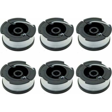 Paquet de 6 Bobines A6481 A6485 pour Black Decker Coupe Bordures (1/4)