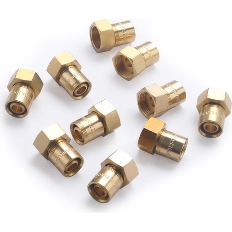 Raccord femelle écrou libre à glissement pour tube PER NOYON & THIEBAULT Ø12 - F12x17 (3/8)x10 raccords