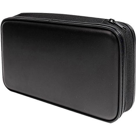 Étui CD 80 disques DVD, pochette de rangement pour DVD, étui CD zippé pour voiture-29X17CM-Black (1/3)