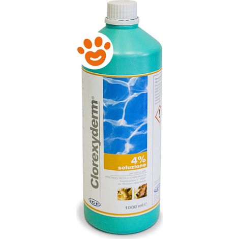 ICF Dog & Cat Clorexyderm Soluzione 4% - Confezione 1 Lt -