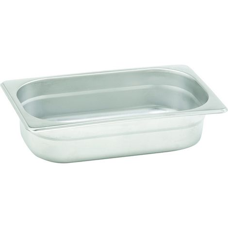 Bac GN 1/4 200mm - 16.2 x 26.5 x 20 cm - Inox - Lot de 6 - Dbmark