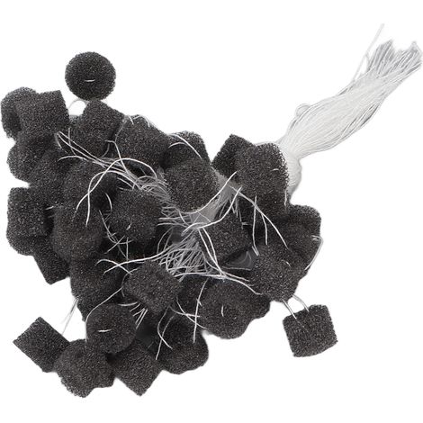 50 bouchons d'oreille en mousse souple pour prothèse auditive, barrière auriculaire, accessoires avec cordon, noir et gris (1/5)