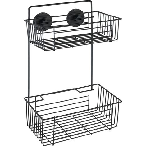 Cesto doble Vacuum-Loc® Bari, negro (1/3)